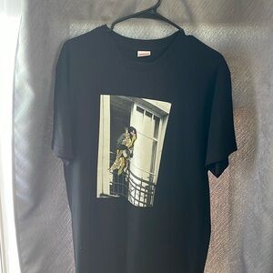 Supreme x ANTIHERO Balcony Tee 'Black' size M